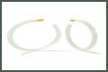 White Hoop Earrings a la Tracee Ellis Ross’ Alison Lou Pair